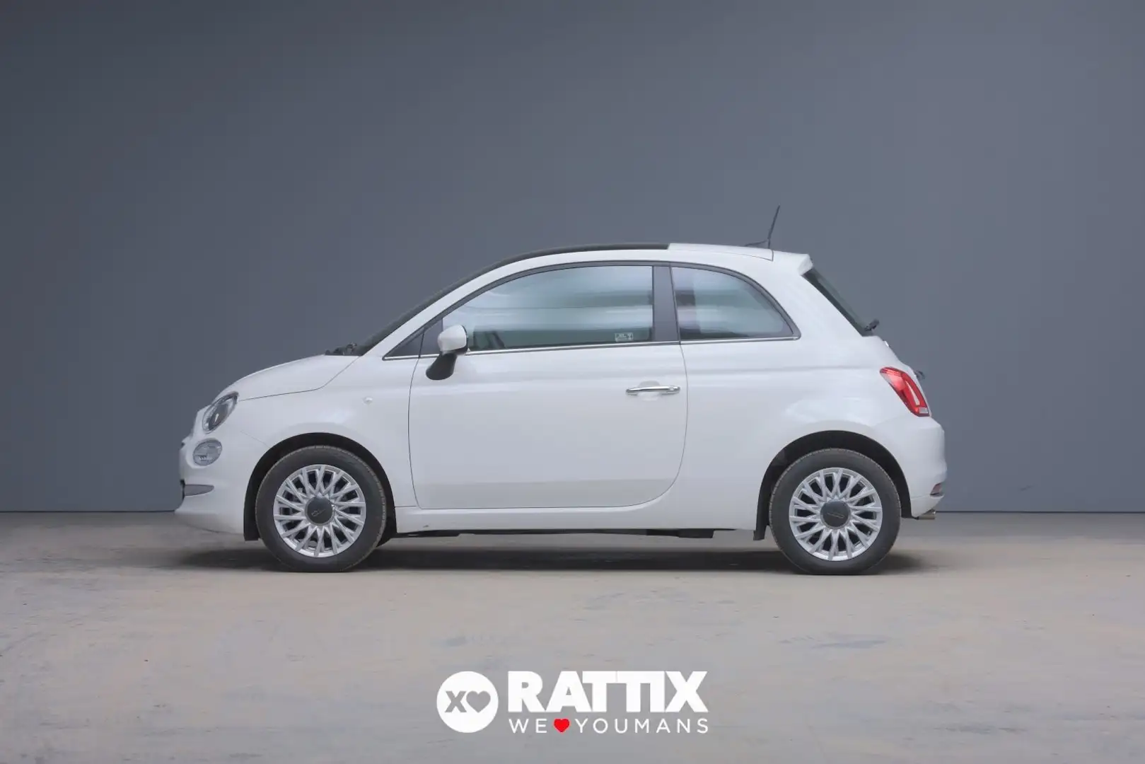 Fiat 500 1.0 Hybrid 70CV Dolcevita + tetto panoramico Wit - 2