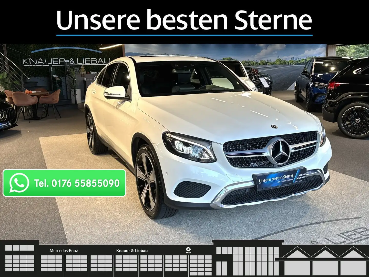 Mercedes-Benz GLC 250 GLC 250 4M Cp. AMG-Line Int*AHK*SHD*HUD*Cam*LED* Weiß - 1