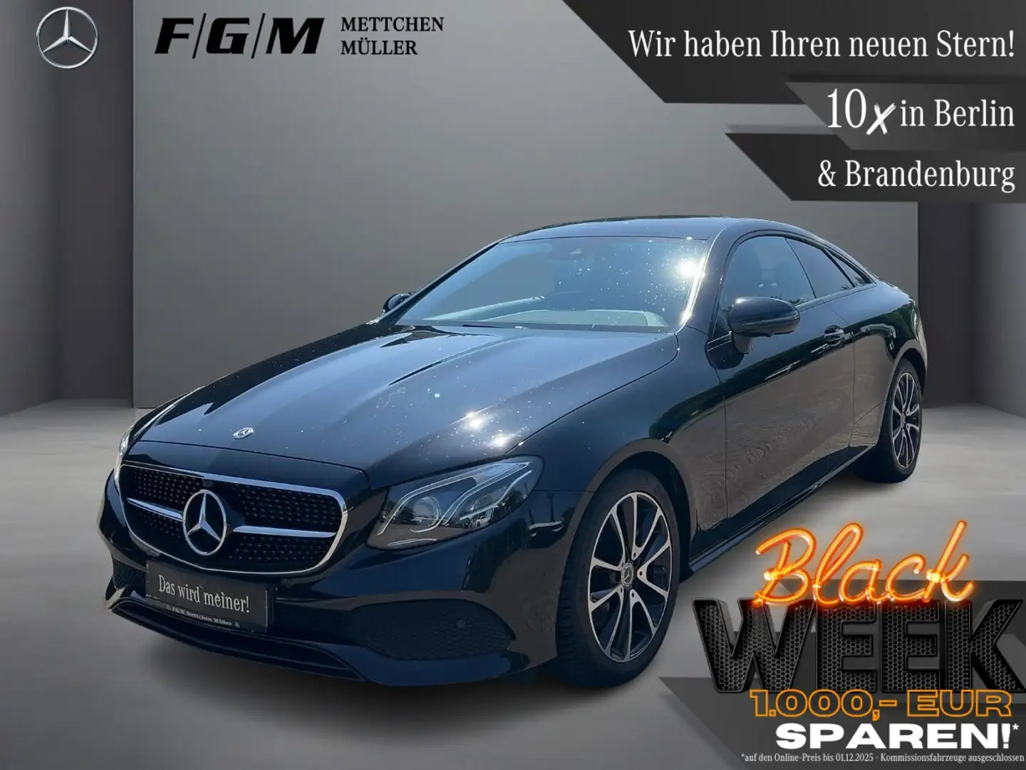 Mercedes-Benz E 220 d Avantgarde MBeam|TWA|360|Night|Sitzhz Noir - 1