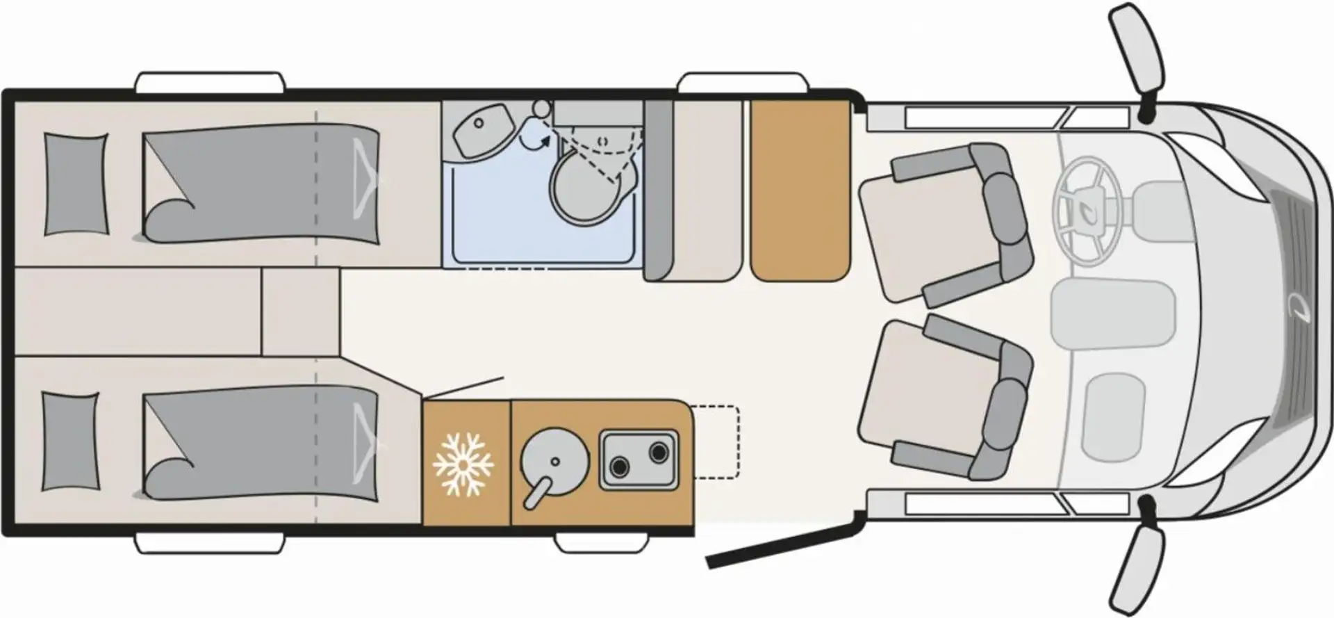 Dethleffs Globebus Camp T 4 Active Sondermodell Weiß - 2