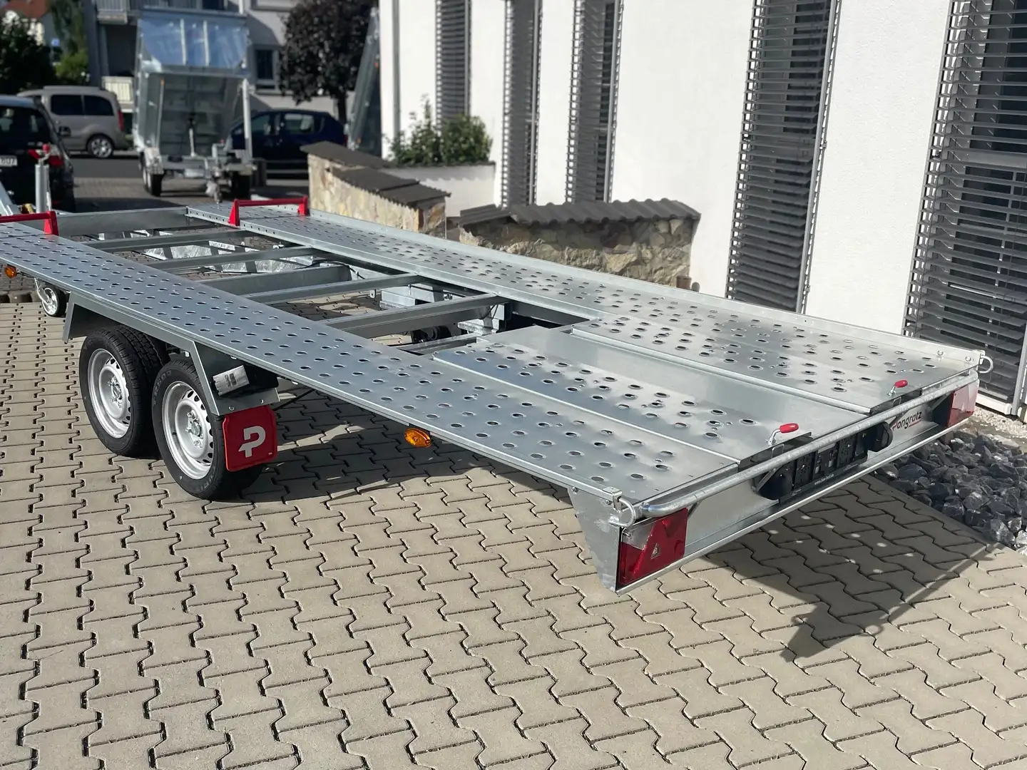 Pongratz L-AT 470 T-K, HzG 3500 kg - Autotransporter Silber - 1