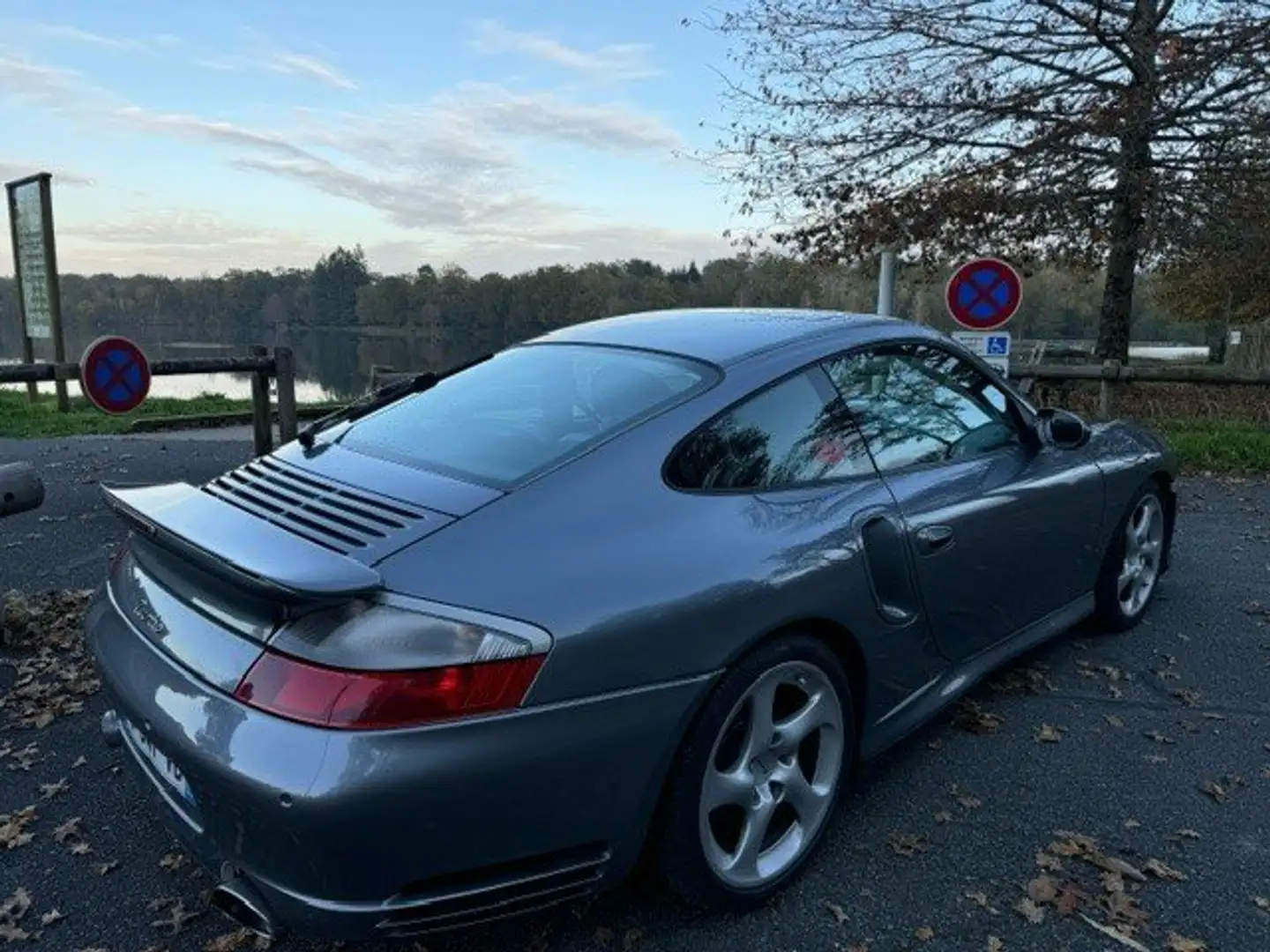 Porsche 911 3.6i Turbo Argent - 2