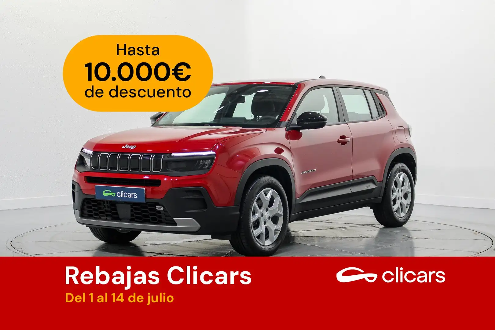 Jeep Avenger 1.2 Altitude 100 Rojo - 1
