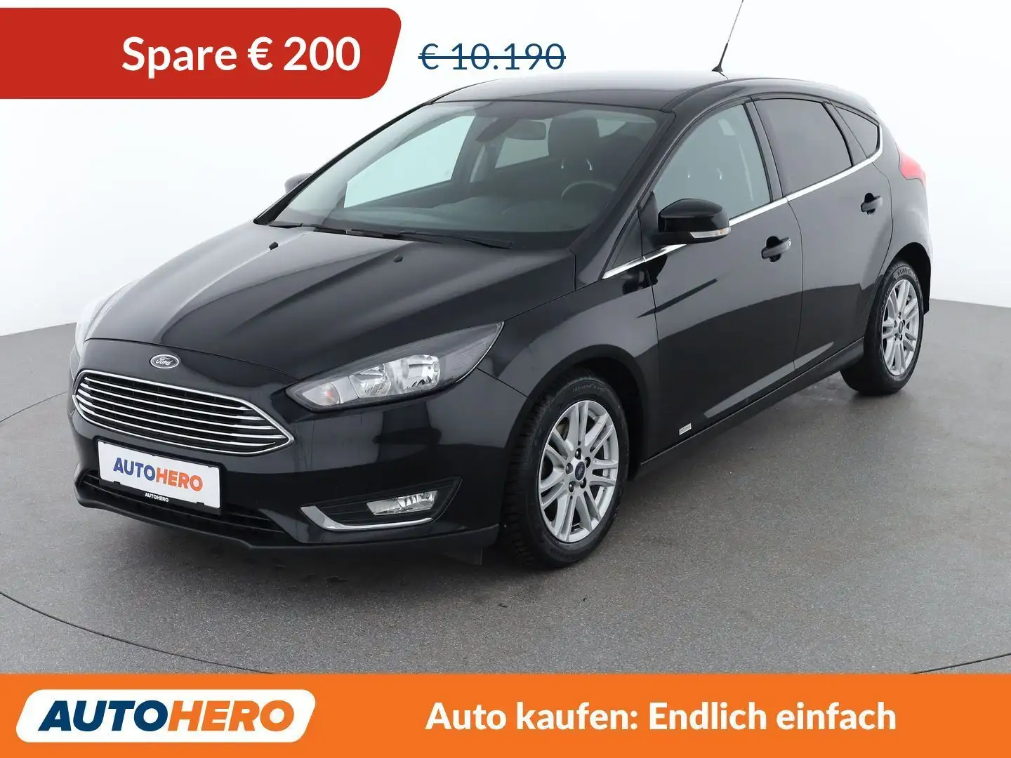 Ford Focus 1.5 TDCi Titanium Schwarz - 1