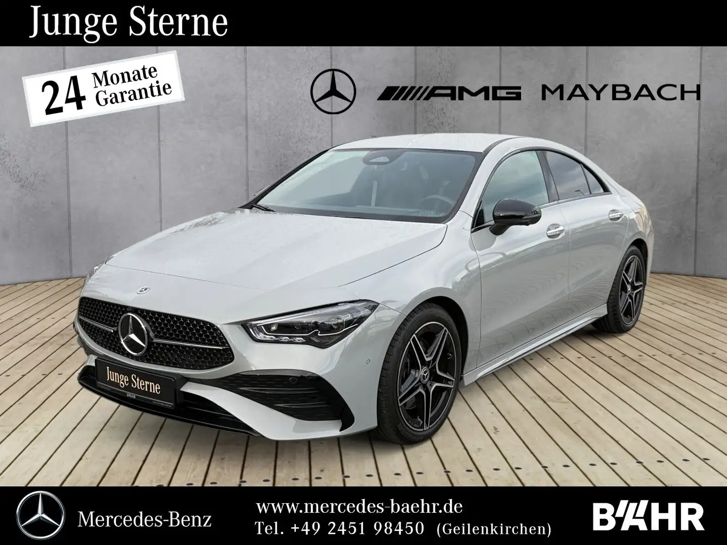 Mercedes-Benz CLA 220 CLA 220 d AMG+Night/MBUX/Multiebeam/360°/LMR-18" Grau - 1