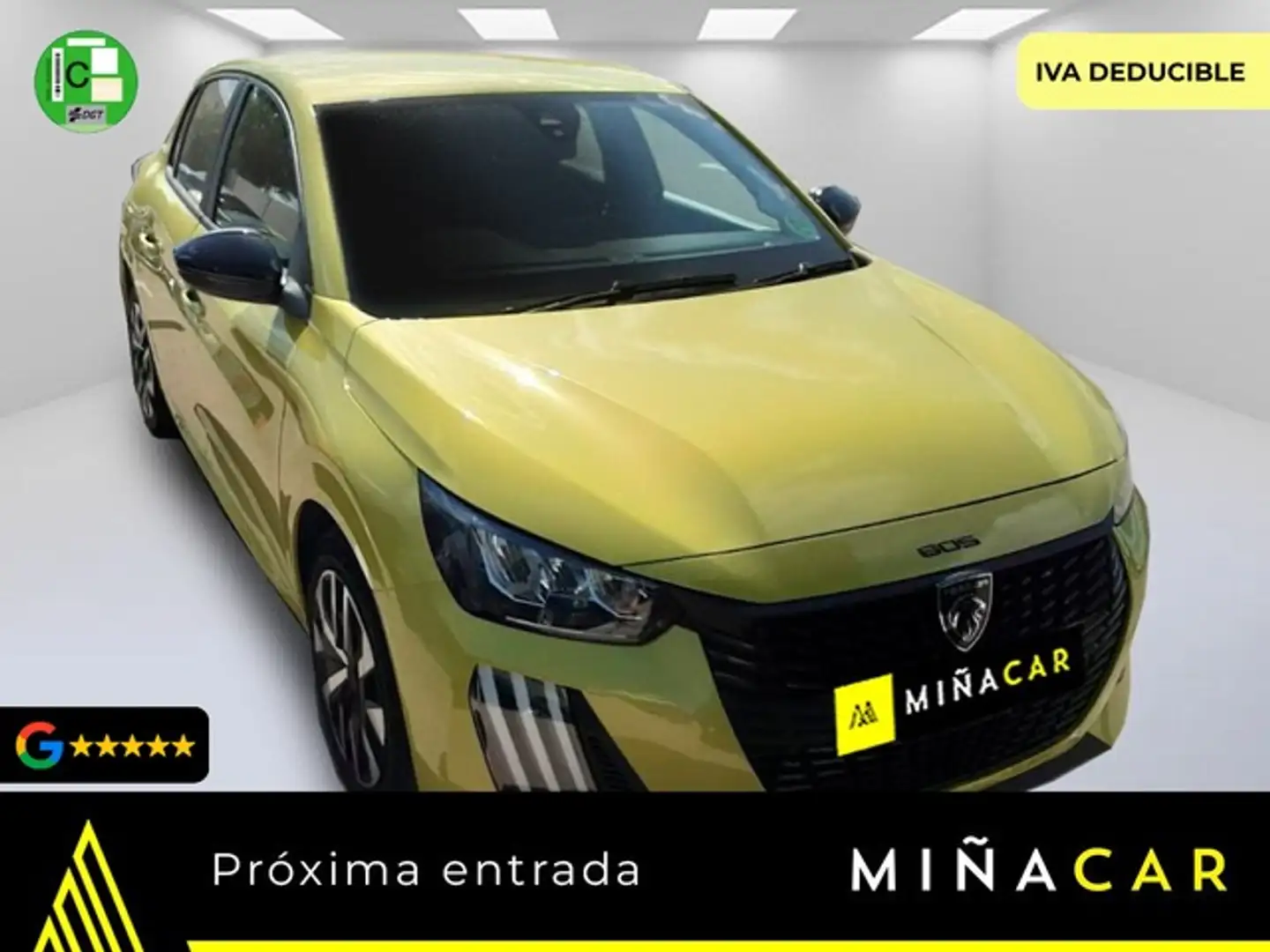 Peugeot 208 1.2 Puretech S&S Active 100 Jaune - 1