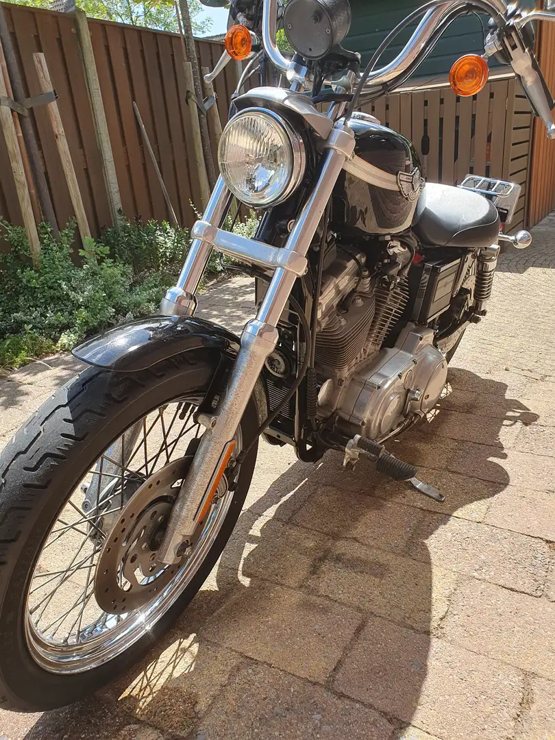 Harley-Davidson Sportster 883 XLH883 Hugger Zwart - 2