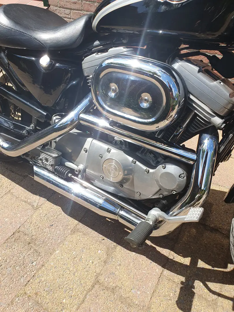 Harley-Davidson Sportster 883 XLH883 Hugger Zwart - 1