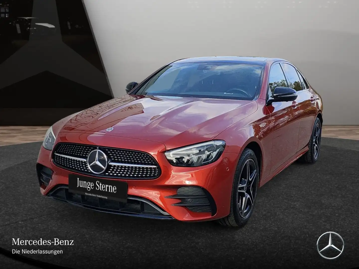 Mercedes-Benz E 300 e AMG+NIGHT+PANO+360+LED+BURMESTER+TOTW+9G Rot - 2