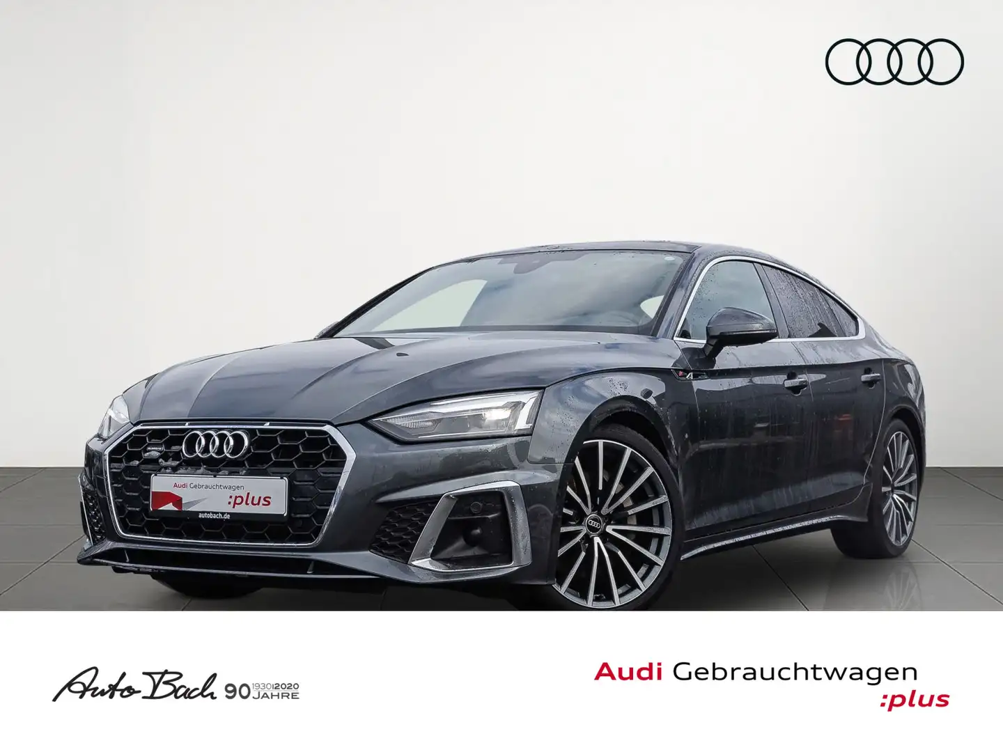 Audi A5 S line 50TDI Navi LED Panorama AHK Gris - 1