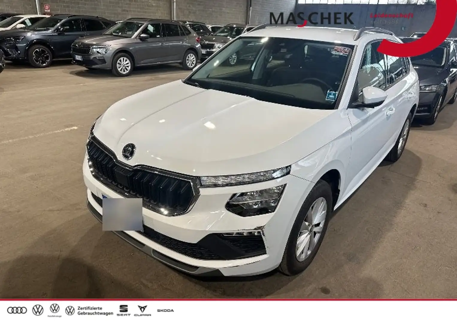 Skoda Kamiq Selection 1.0 TSI GRA PDC FrontAssist LED PDC Weiß - 1