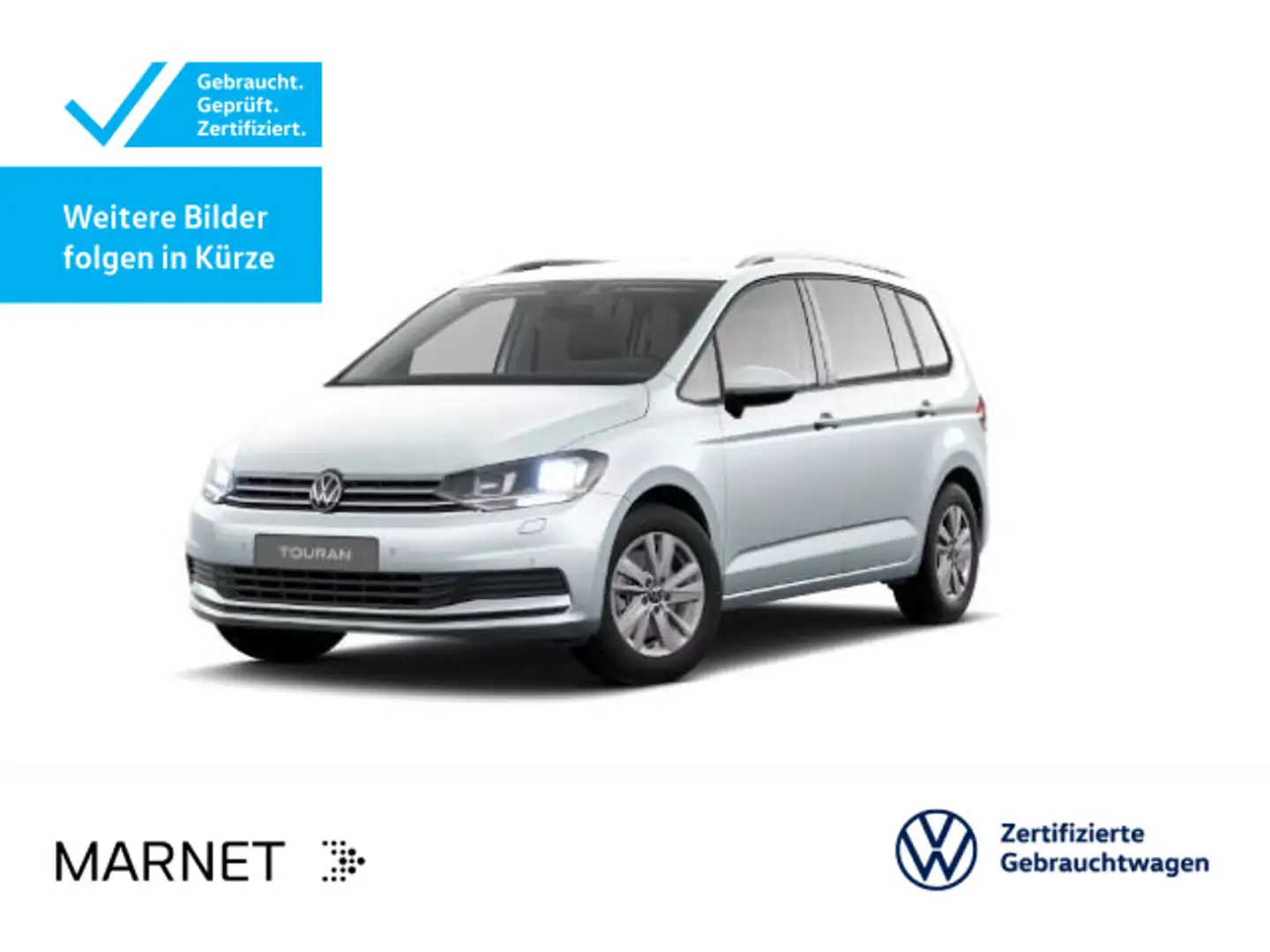 Volkswagen Touran 1.5 TSI DSG Comfortline *Navi*AHK*7-Sitze Silber - 1
