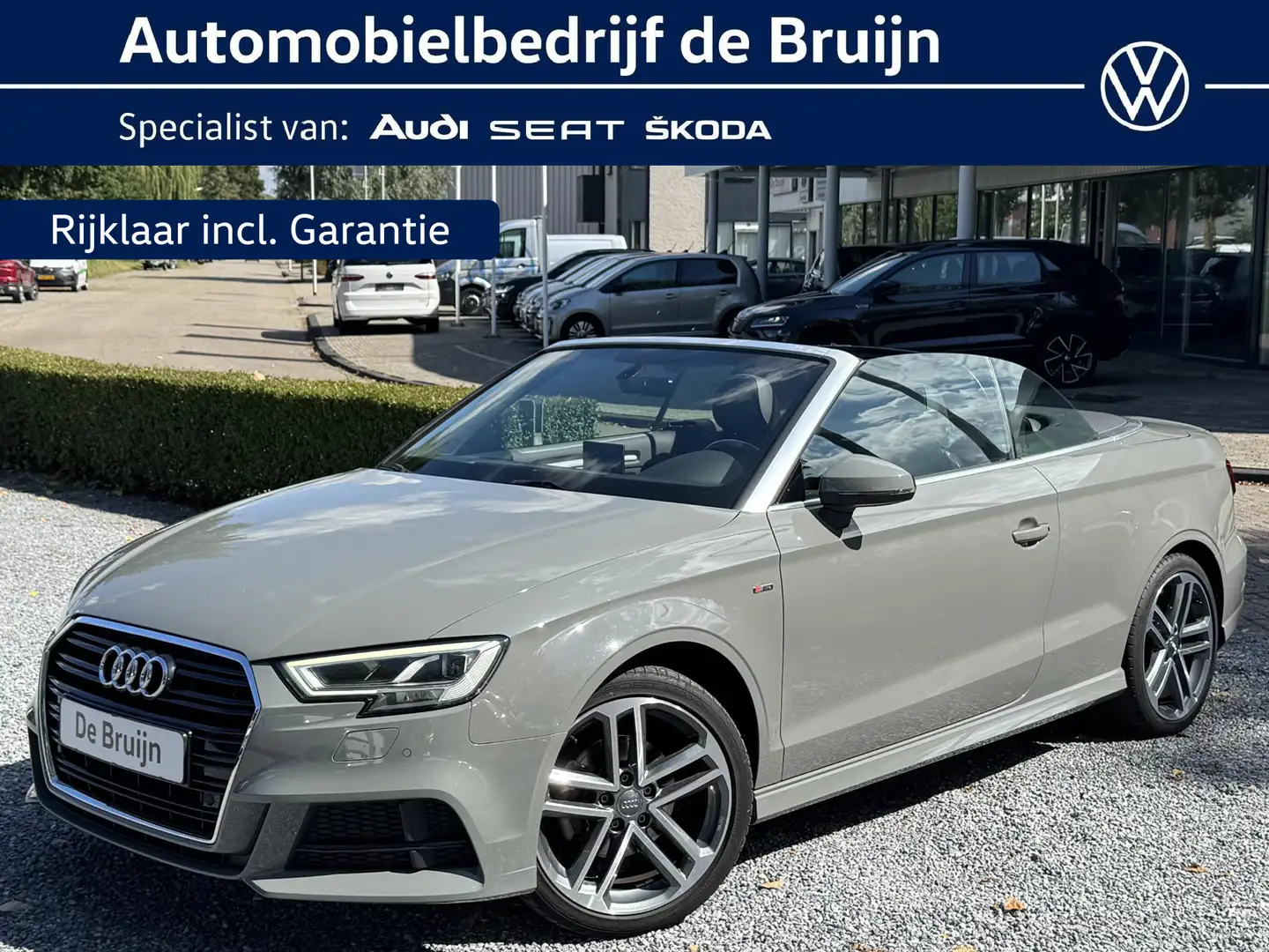 Audi A3 Cabriolet 1.5 TFSI 150pk Aut. S-Line (2x) (Camera, Gris - 1