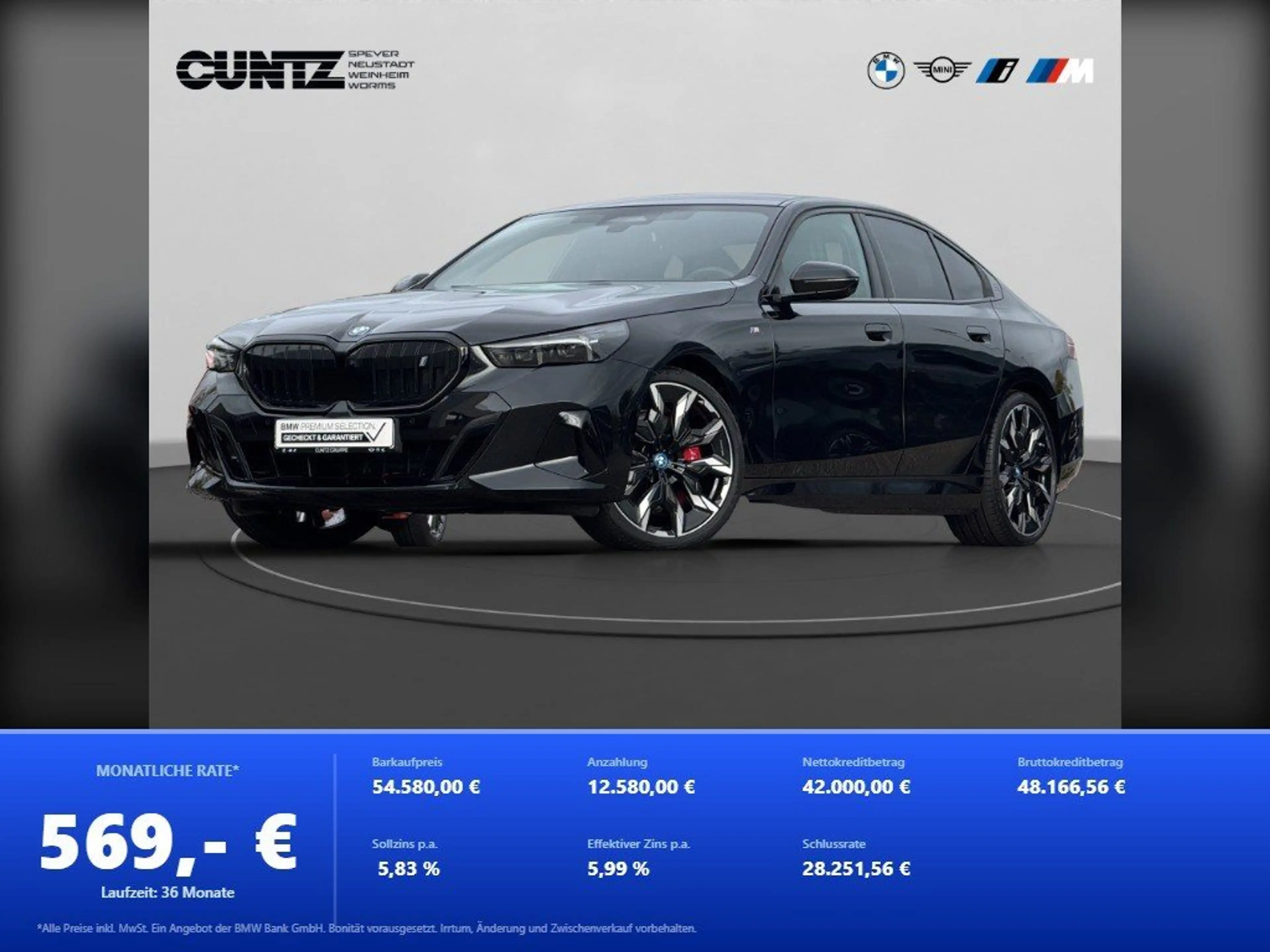 BMW i5 eDrive40 Limousine M Sport Pro Anhängerkupplung