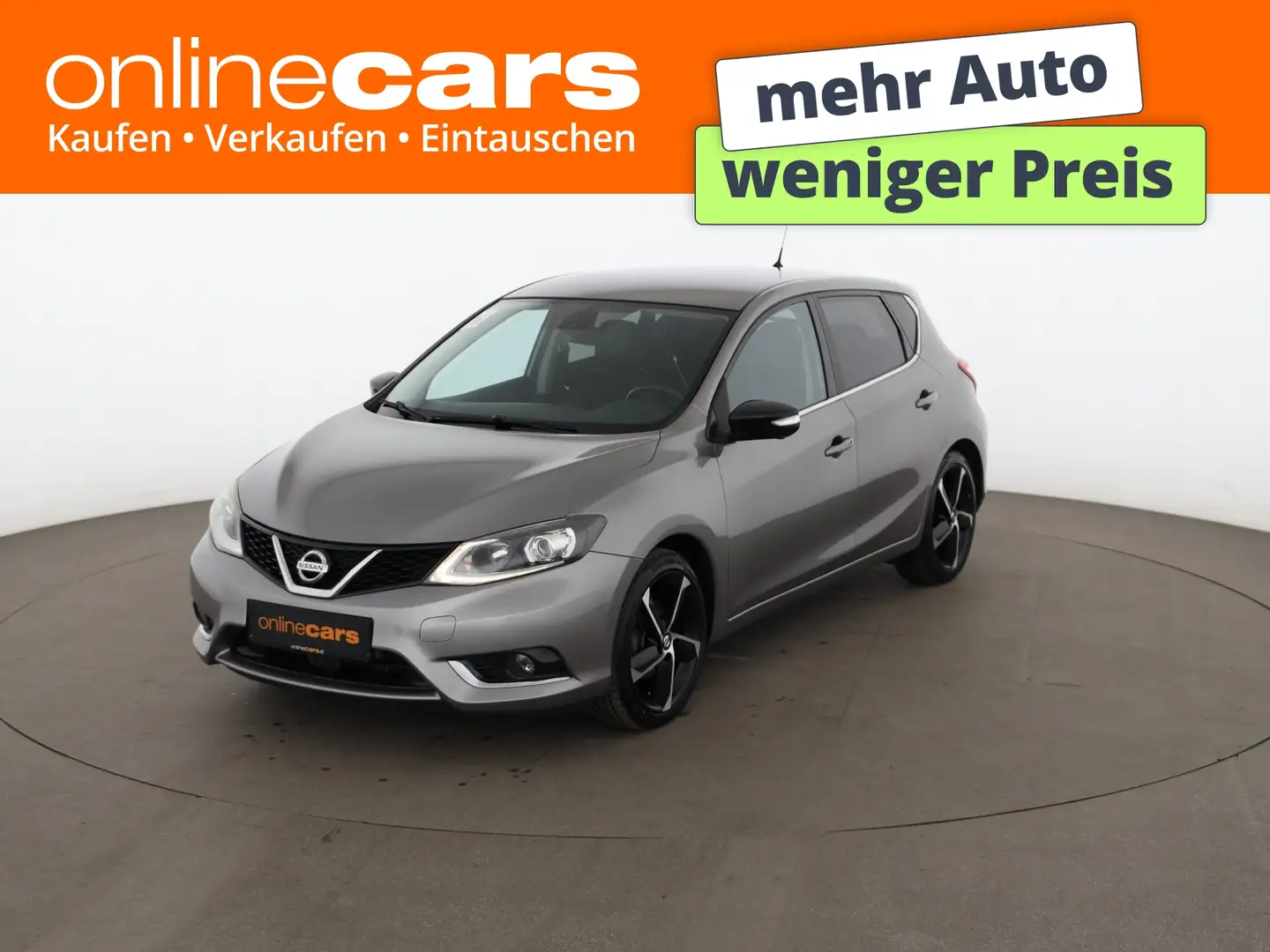 Nissan Pulsar 1.5 dCi Black Edition LED 360-CAM AHK NAVI Grau - 1