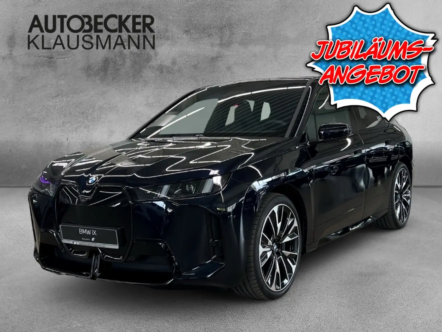 BMW iX xDrive60 M Sport Pro LMR 23'' Park-Assistent AHK-k Negro - 1