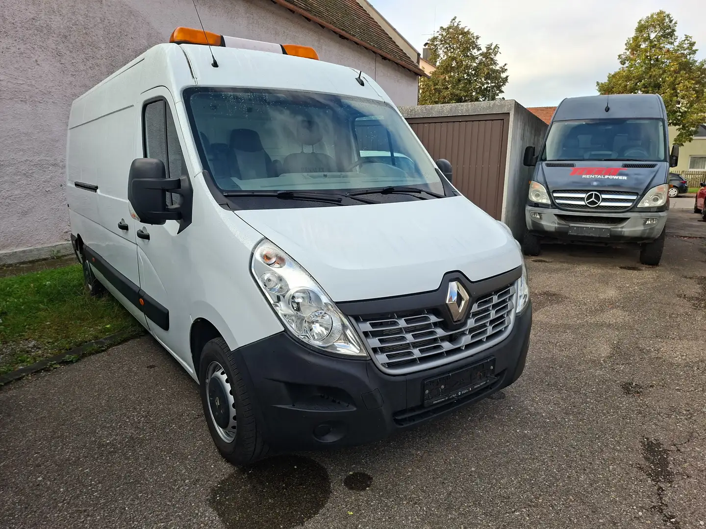 Renault Master L3H2 HKa 3,5t 120 KW AHK, Klima, Euro 5, gepflegt! Weiß - 2