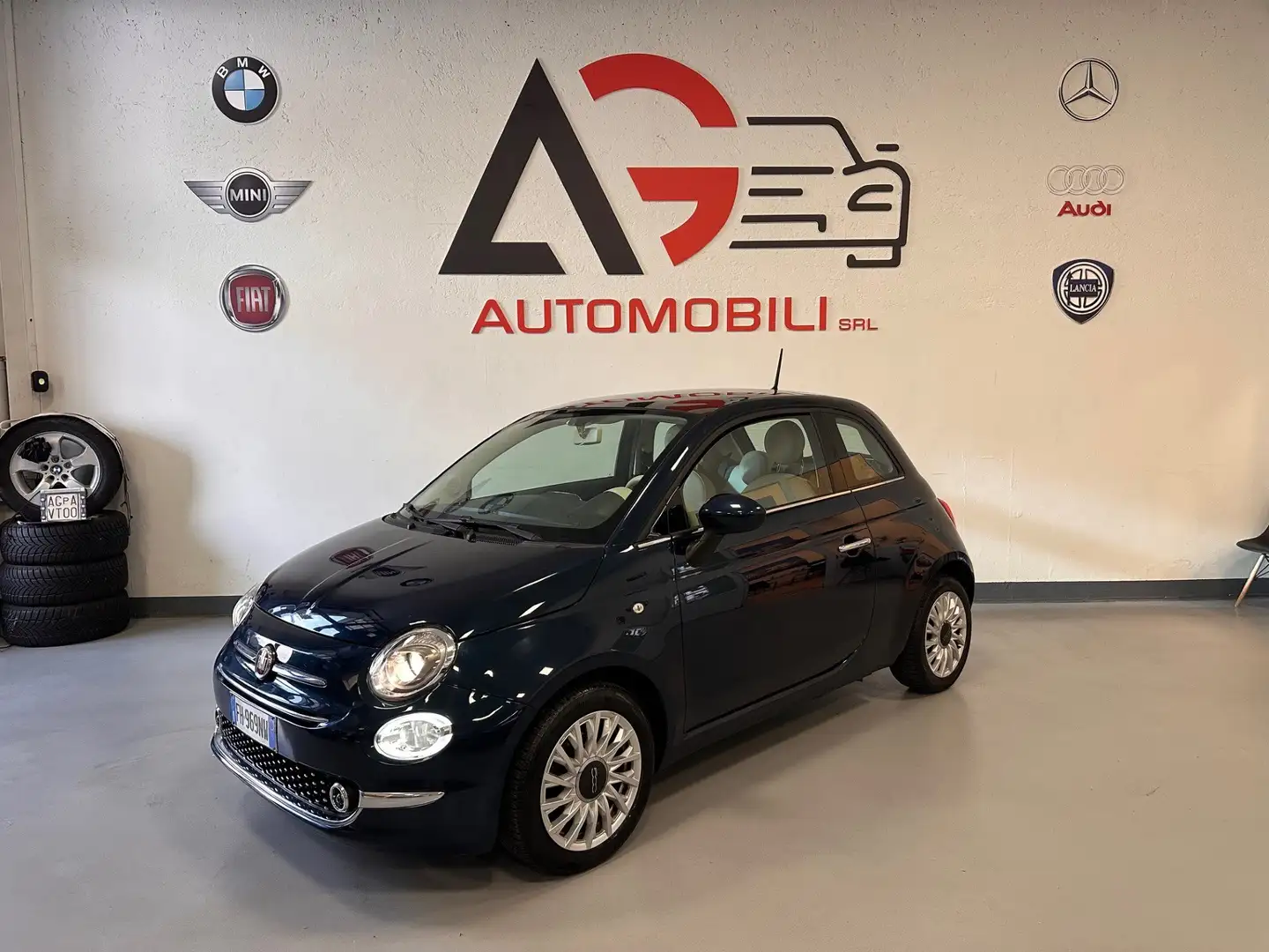 Fiat 500 500 III 2015 1.2 Lounge 69cv Blu/Azzurro - 1