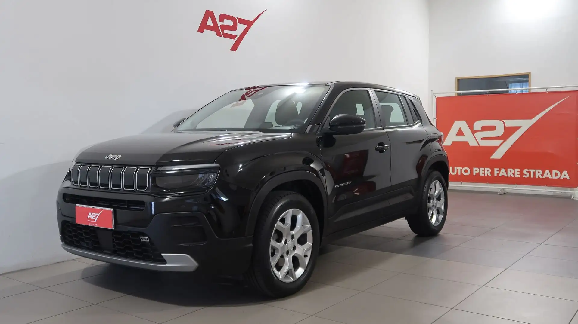 Jeep Avenger Avenger 1.2 Turbo 100 CV Altitude #CARPLAY#PORTEL Noir - 1