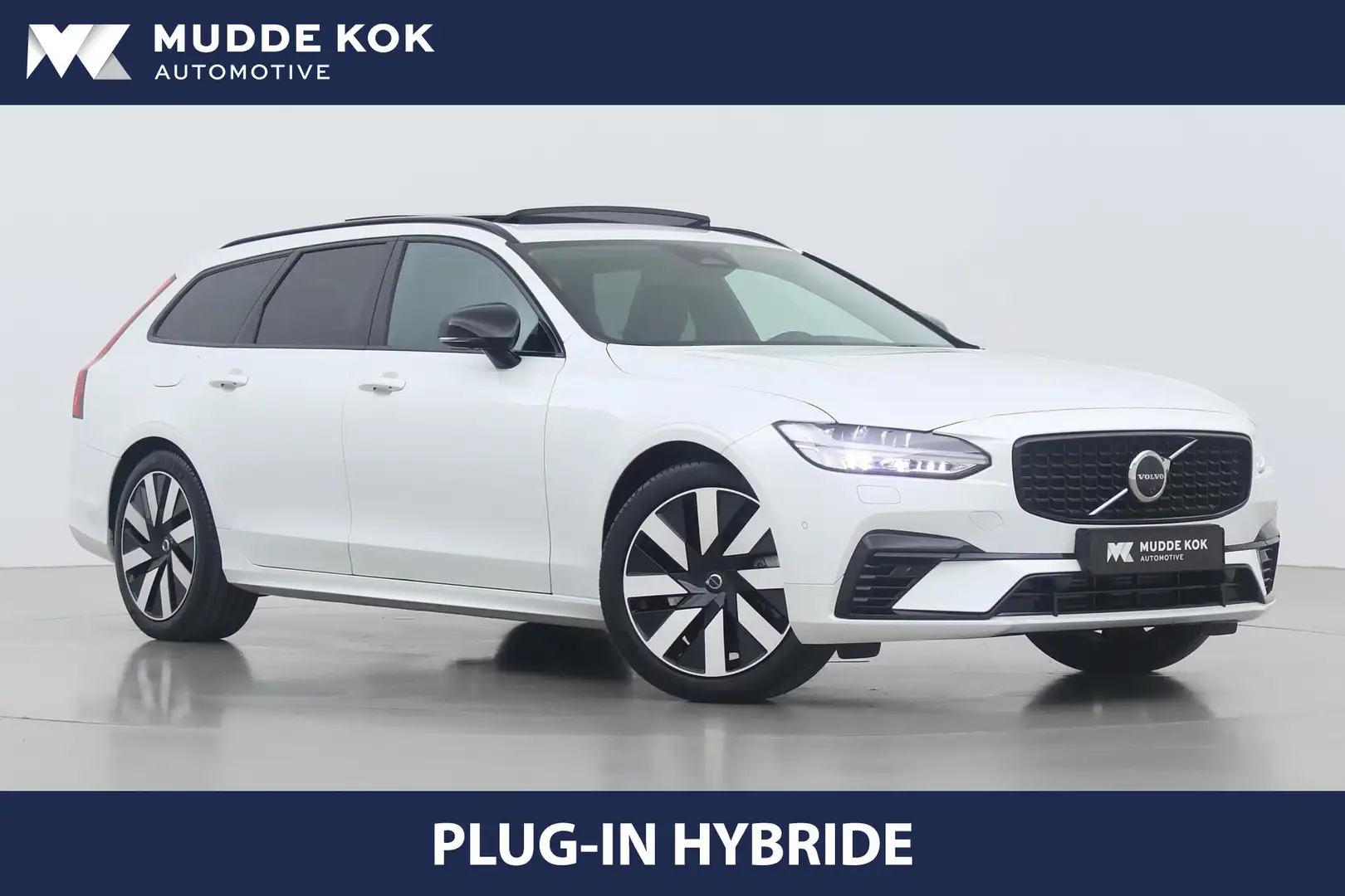 Volvo V90 T6 Plug-in hybrid Ultra Dark | Luchtvering Achter Weiß - 1