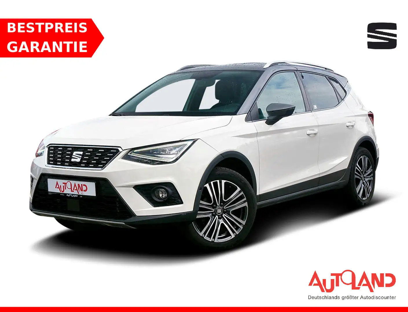 SEAT Arona 1.0 TSI FR Kamera AHK DAB Bluetooth Navi Weiß - 1