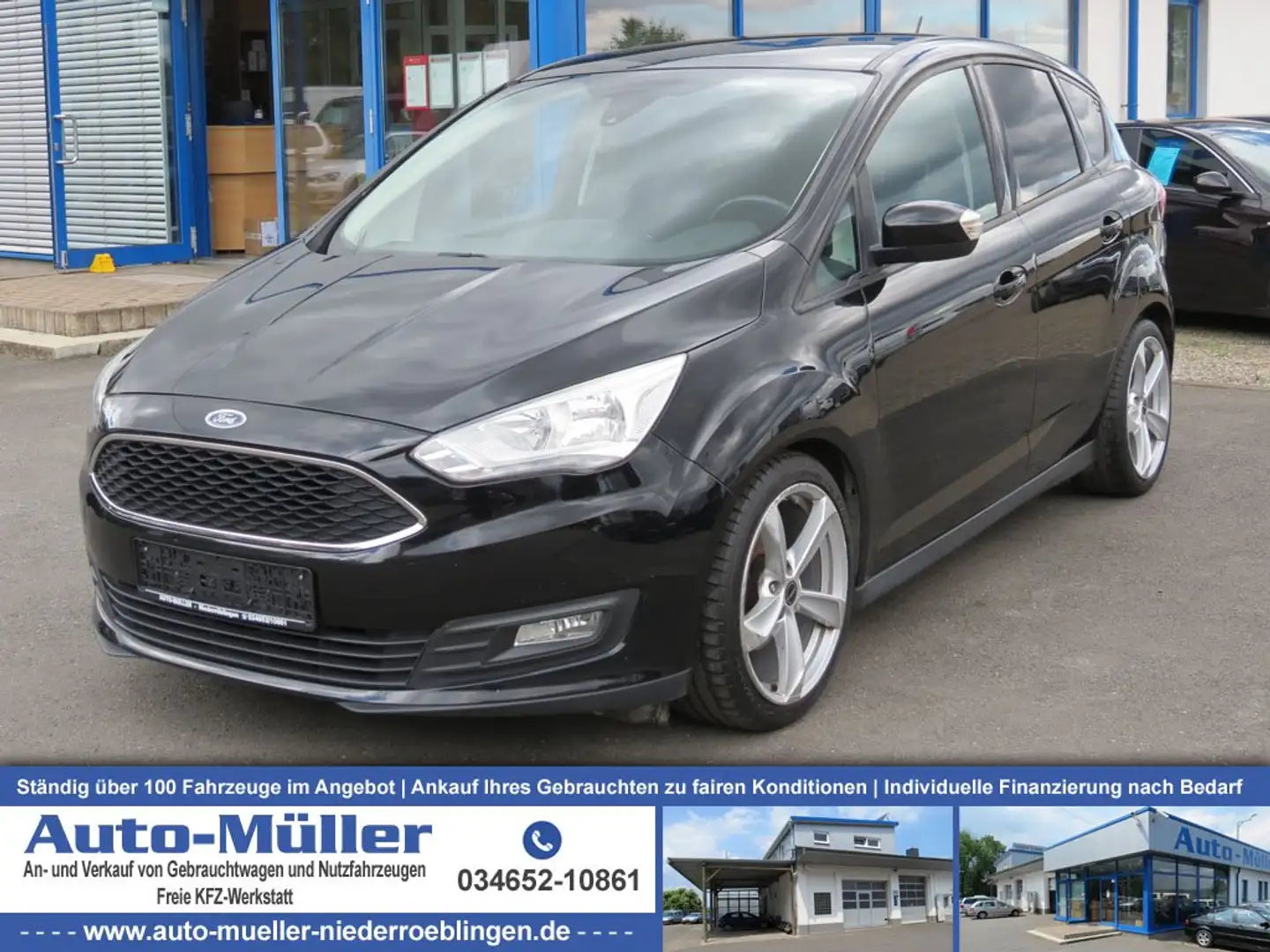 Ford C-Max Business Edition Navi, TÜV + Inspekt. NEU! Noir - 1