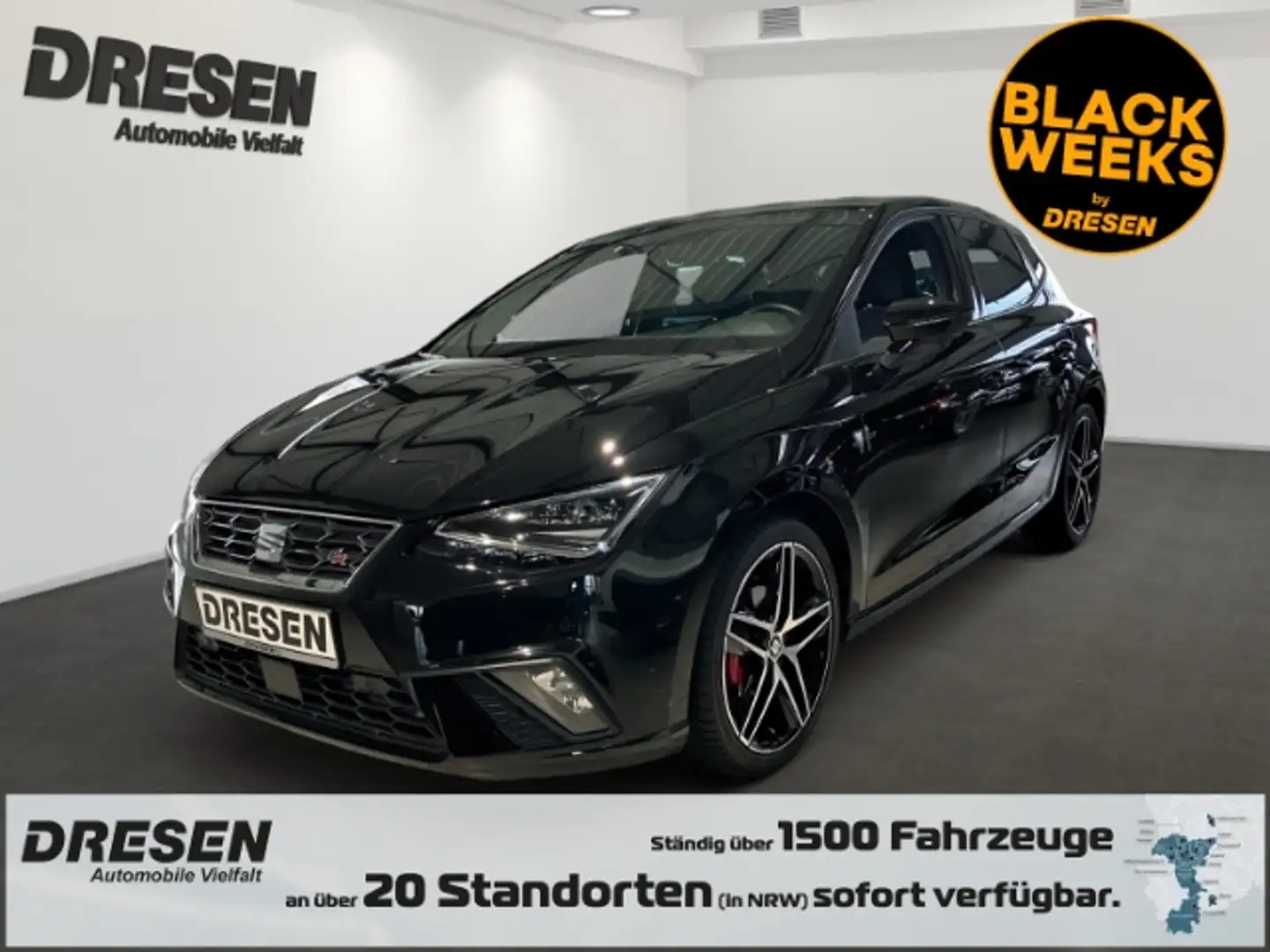 SEAT Ibiza 1.0 TSI FR Full_Link / Rückfahrkamera / Tempomat Negro - 1