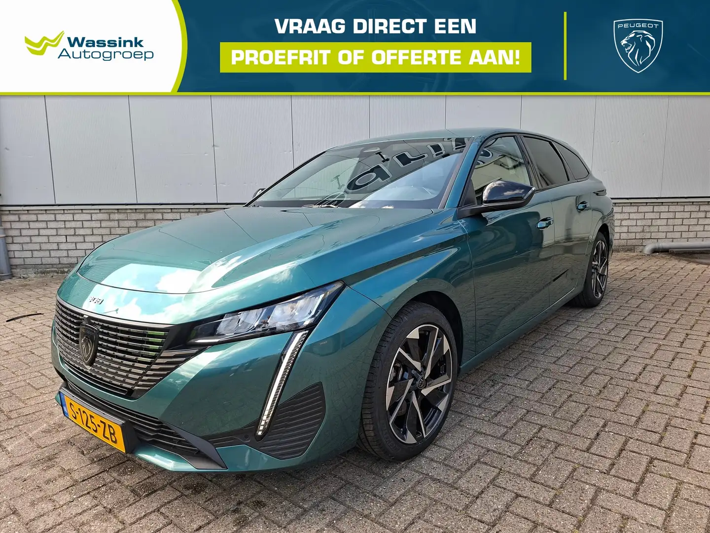 Peugeot 308 Sw 1.2 Turbo 130pk Allure Pack Business Navigatie Blauw - 1