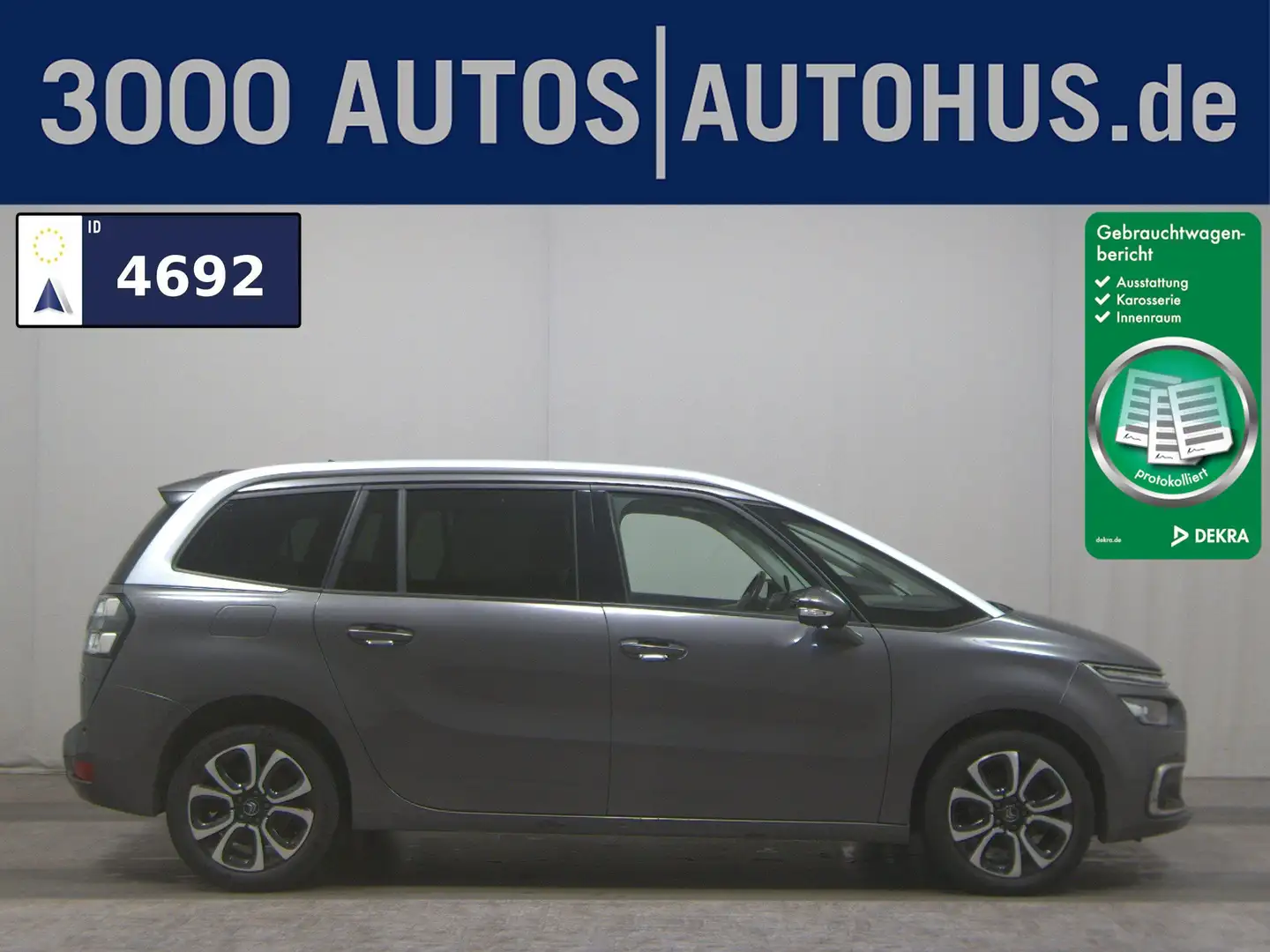 Citroen C4 Grand Spacetourer 1.5 BlueHDi Shine 7-Sitze Grau - 1