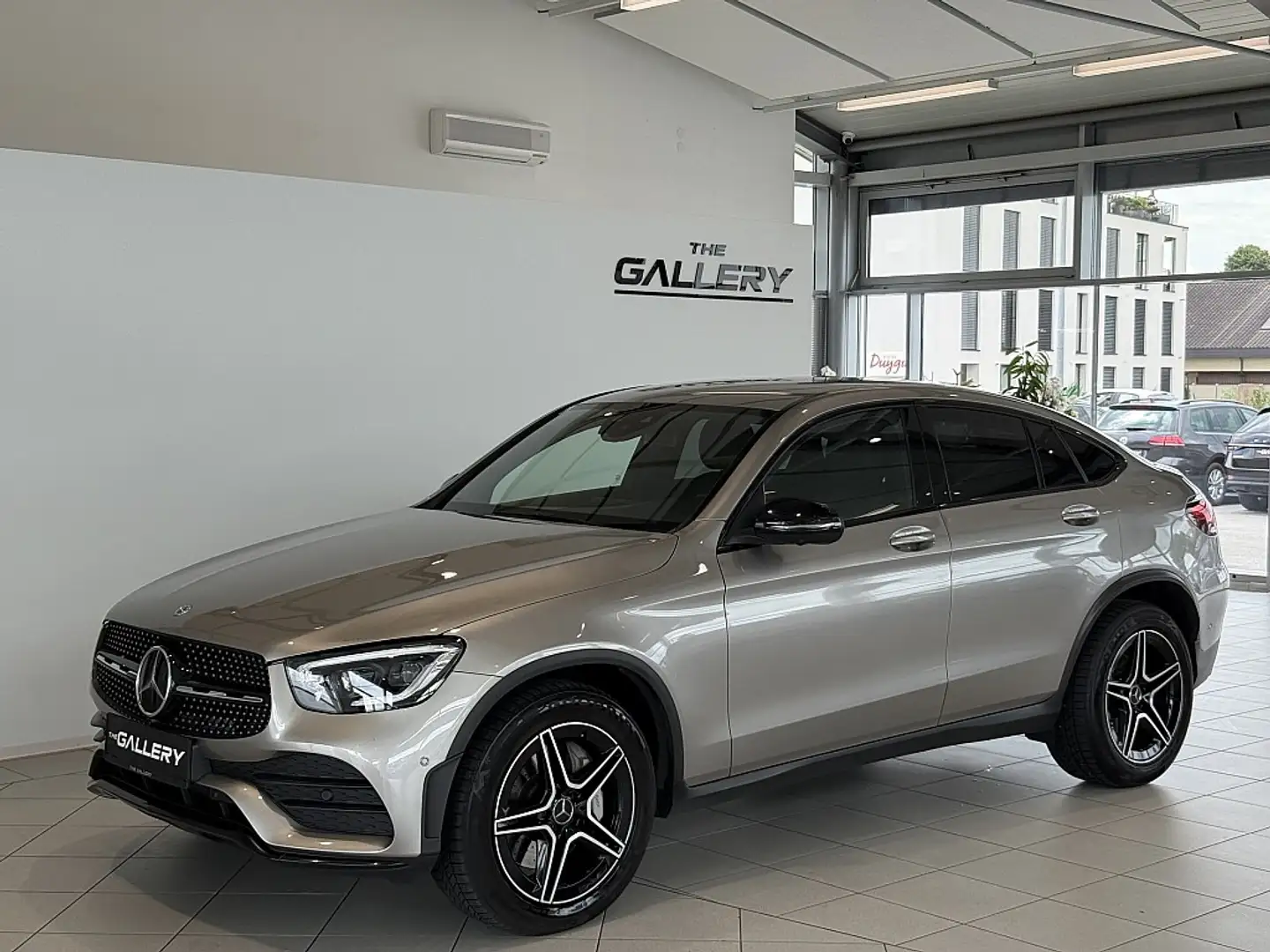 Mercedes-Benz GLC 220 d Coupé 4MATIC*AMG-Line*Spur*Totwinkel*360° Silber - 2