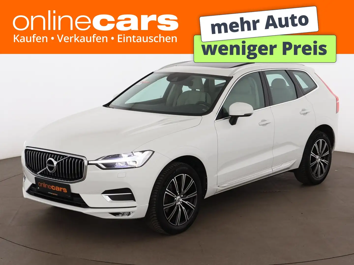 Volvo XC60 D4 Inscription Aut LED SKY AHK RADAR LEDER Weiß - 1