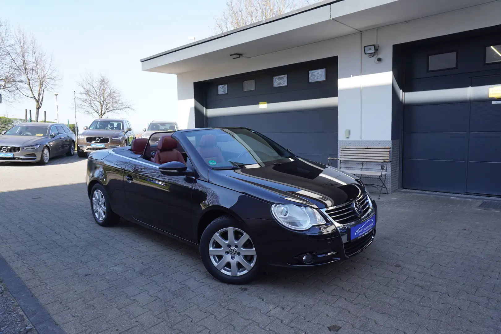 Volkswagen Eos 1.4 TSI Sportline LEDER+NAVI+ALU+PDC+TEMPOMAT+6Gan Schwarz - 1