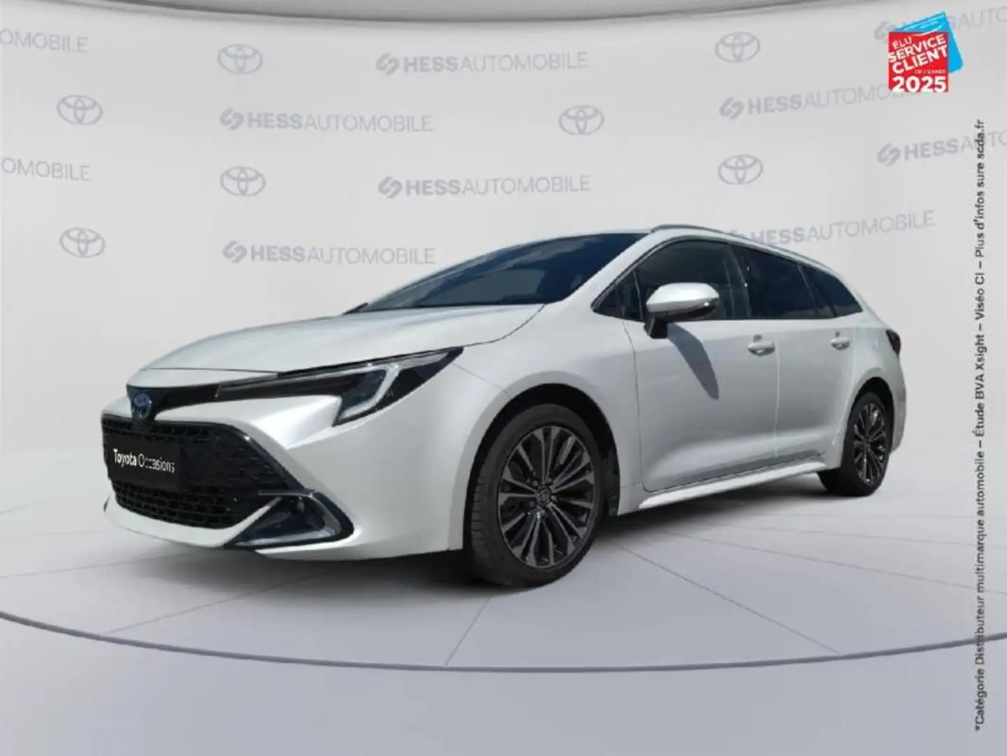 Toyota Corolla 1.8 140ch Design MY23 Sieges chauf Camera Blanc - 1