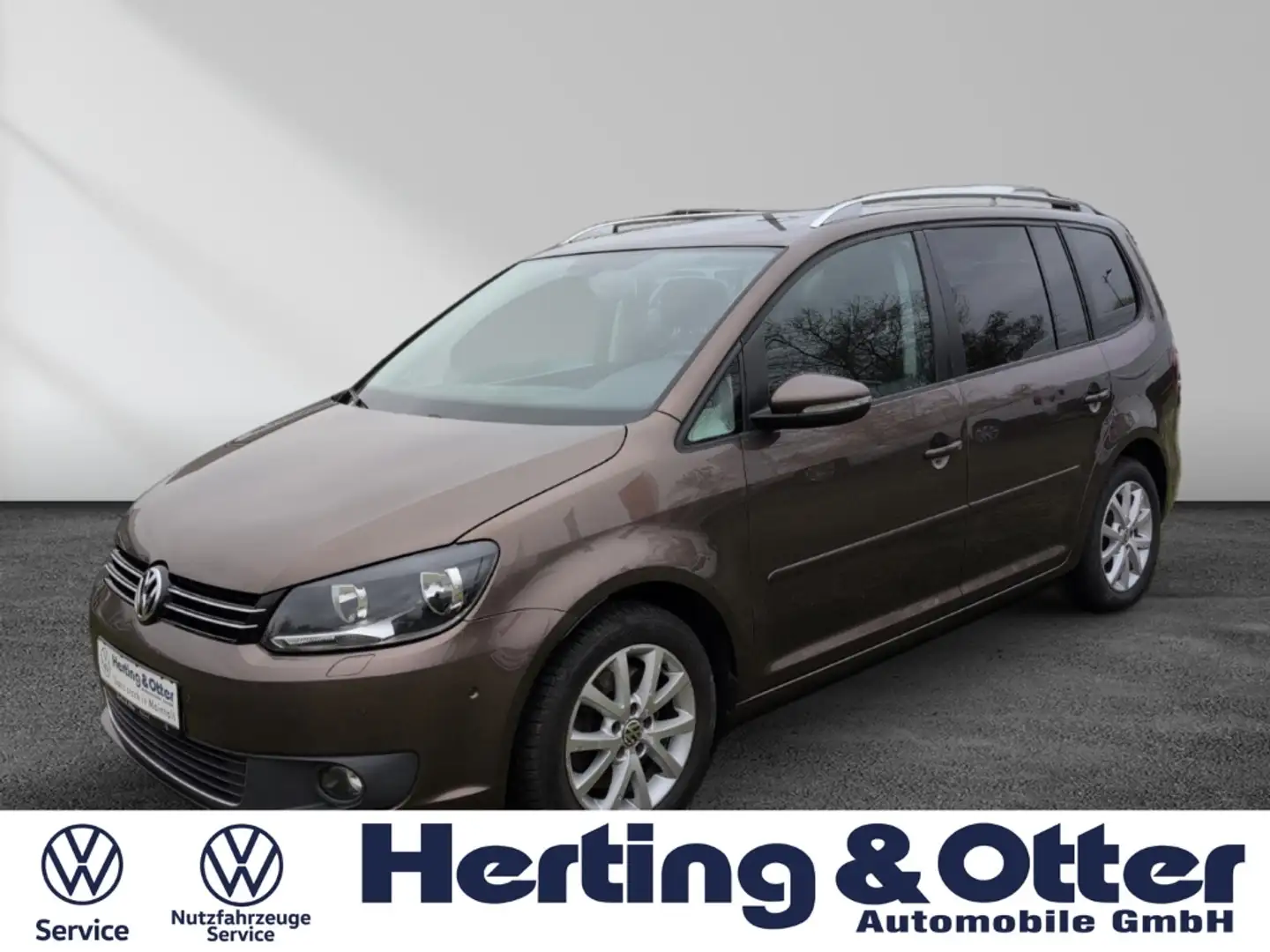 Volkswagen Touran Cup 7-Sitzer Pano Temp SHZ Klima PDCv+h NSW AUX CD Brązowy - 1