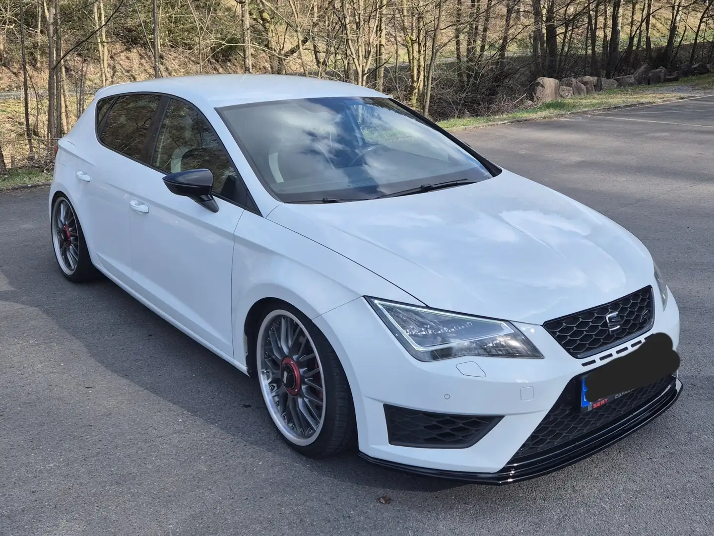 SEAT Leon Cupra - 2.0 TSI + 360 PS - Gewinde - Navi - Leder Weiß - 2