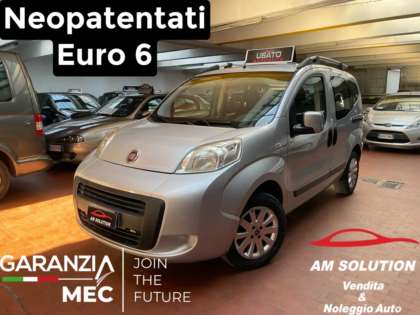 Fiat Qubo QUBO 1.4 Neopatentati Euro 6 Argento - 1