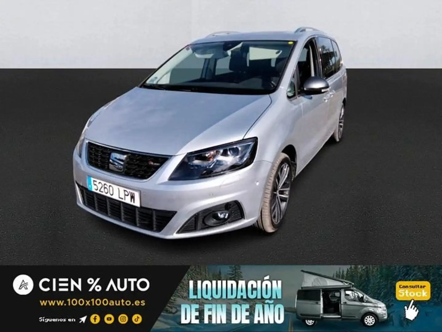 SEAT Alhambra 1.4 TSI S&S Xcellence DSG 7 plazas Plateado - 1