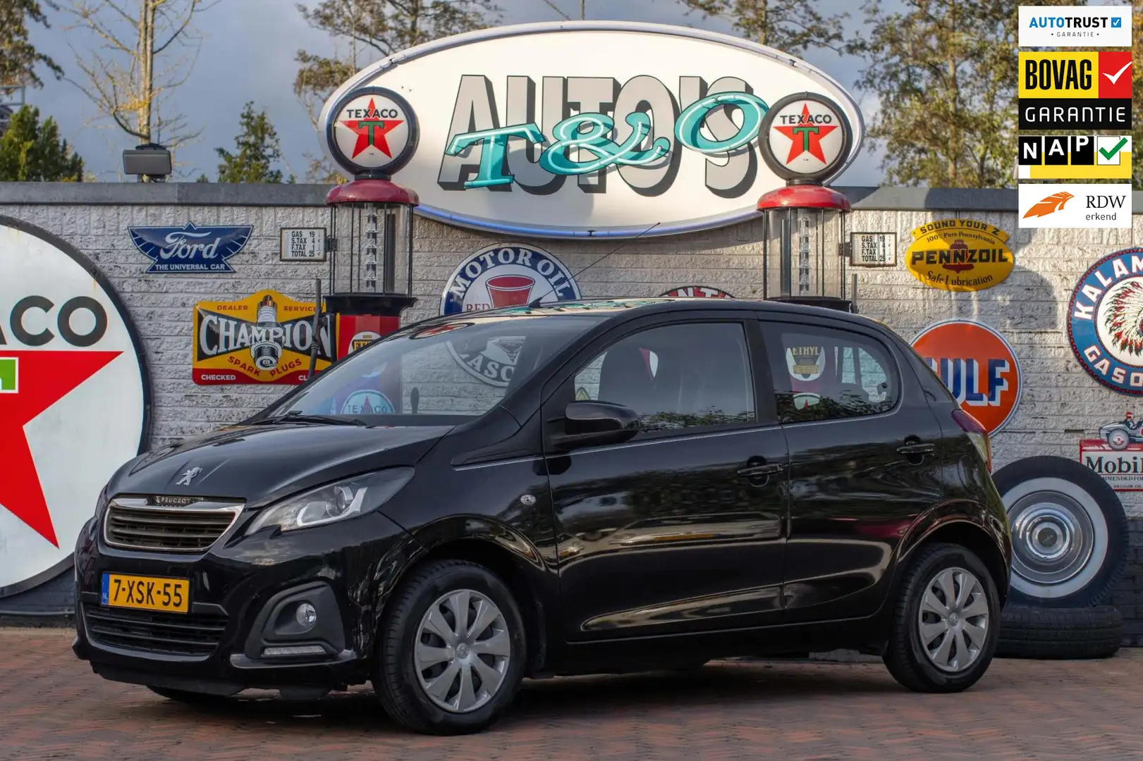 Peugeot 108 1.0 e-VTi Active 69.700 km +NAP NL-auto Noir - 1