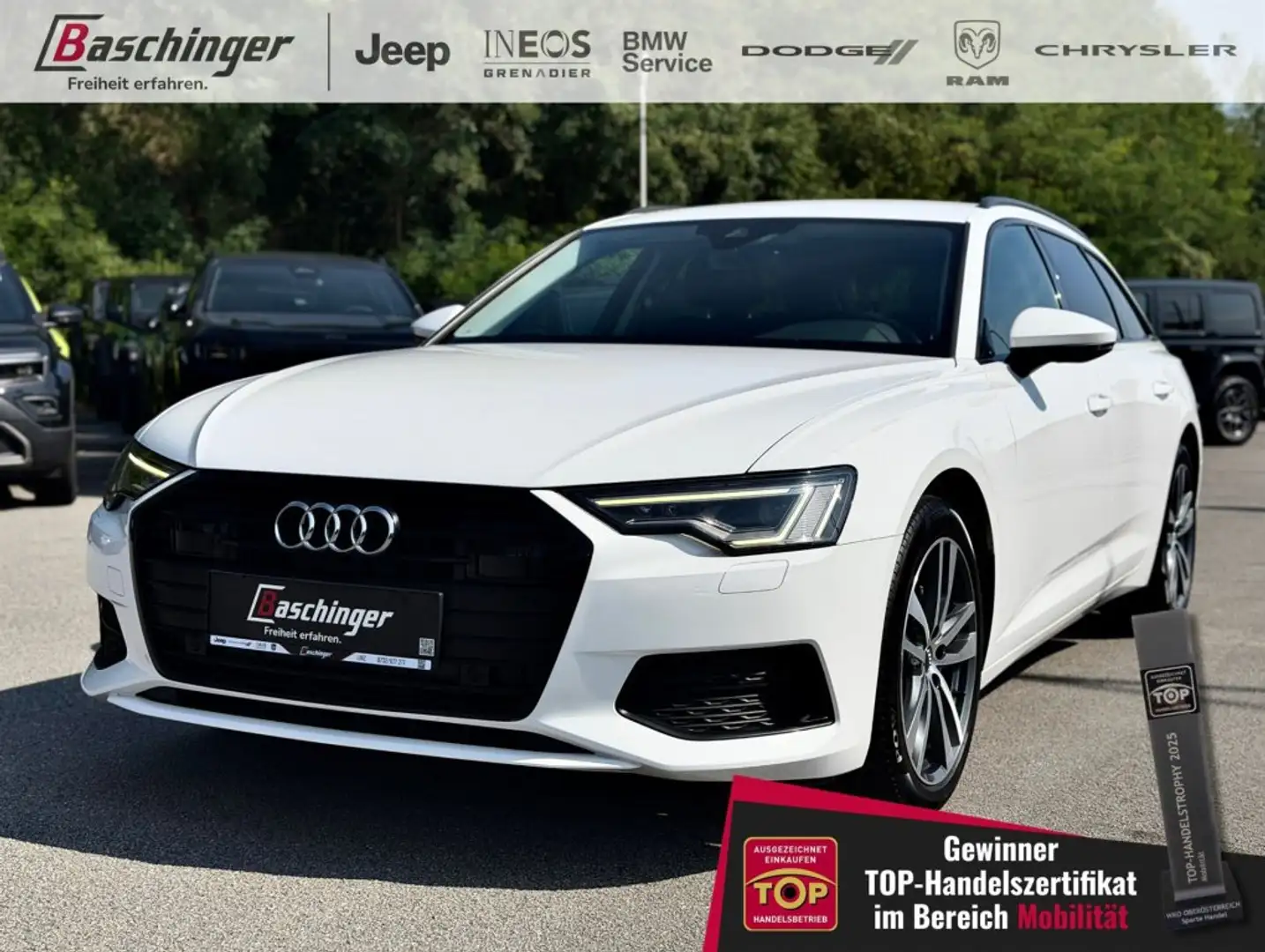 Audi A6 Avant 40 TDI Sport Weiß - 1