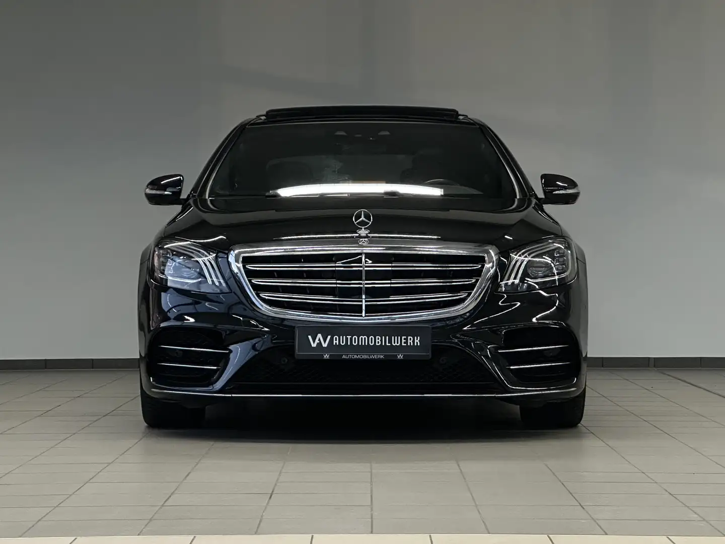 Mercedes-Benz S 350 d 4M L AMG|NACHT|HUD|LUFT|PANO|BURM|360° Schwarz - 2