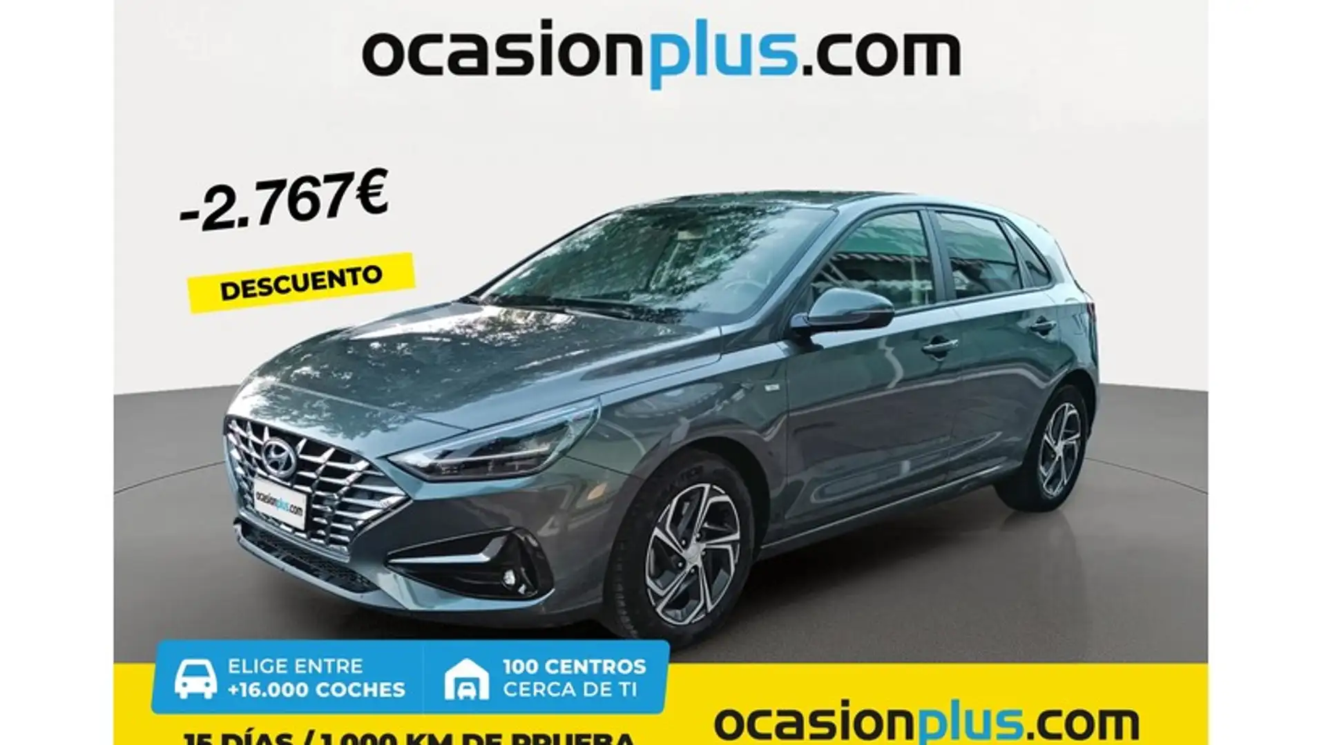 Hyundai i30 1.0 TGDI Tecno 48V 120 Gris - 1