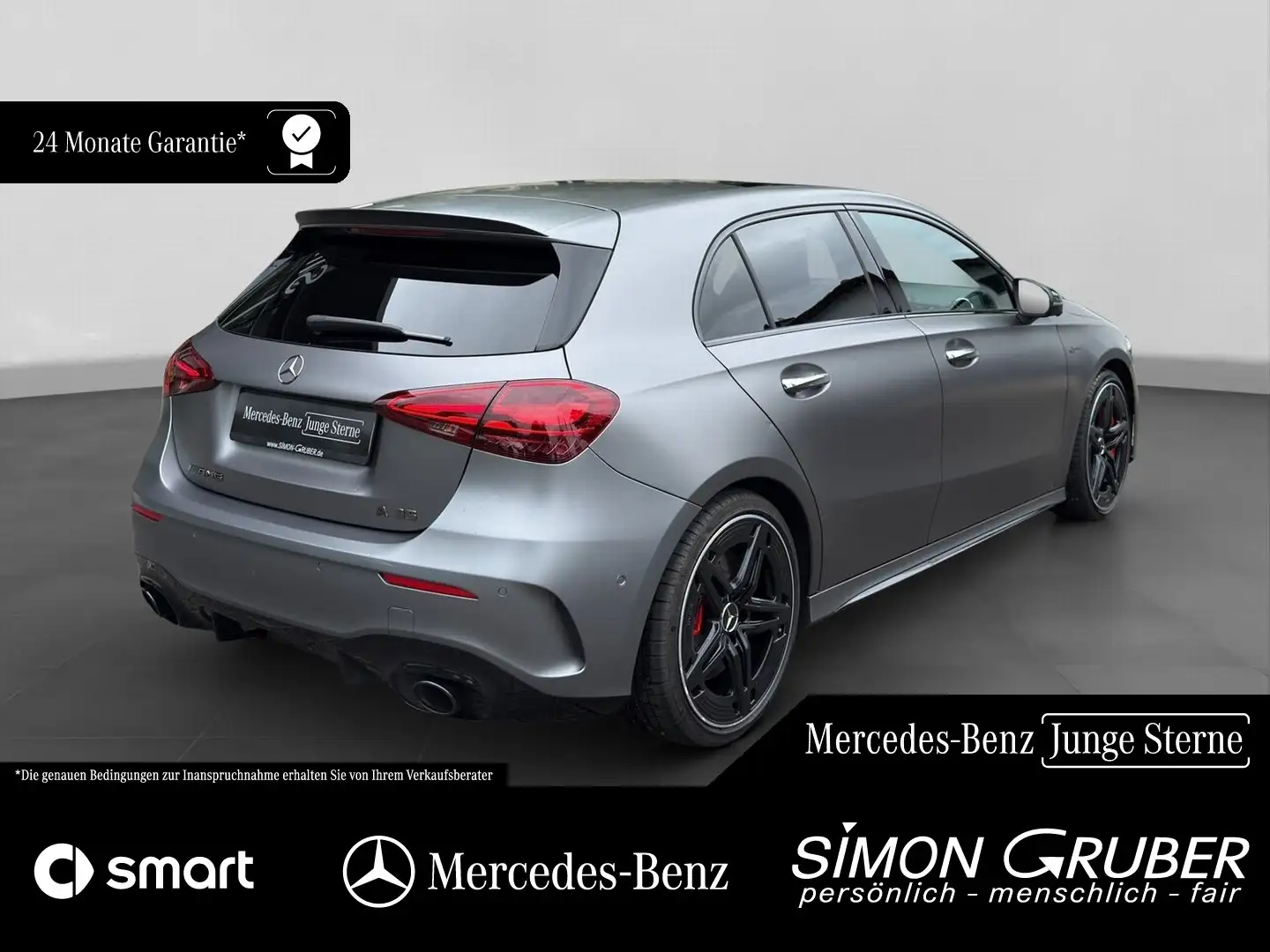 Mercedes-Benz A 35 AMG A 35 4M AMG Manufaktur magno Pano Multibeam 360 Gris - 2