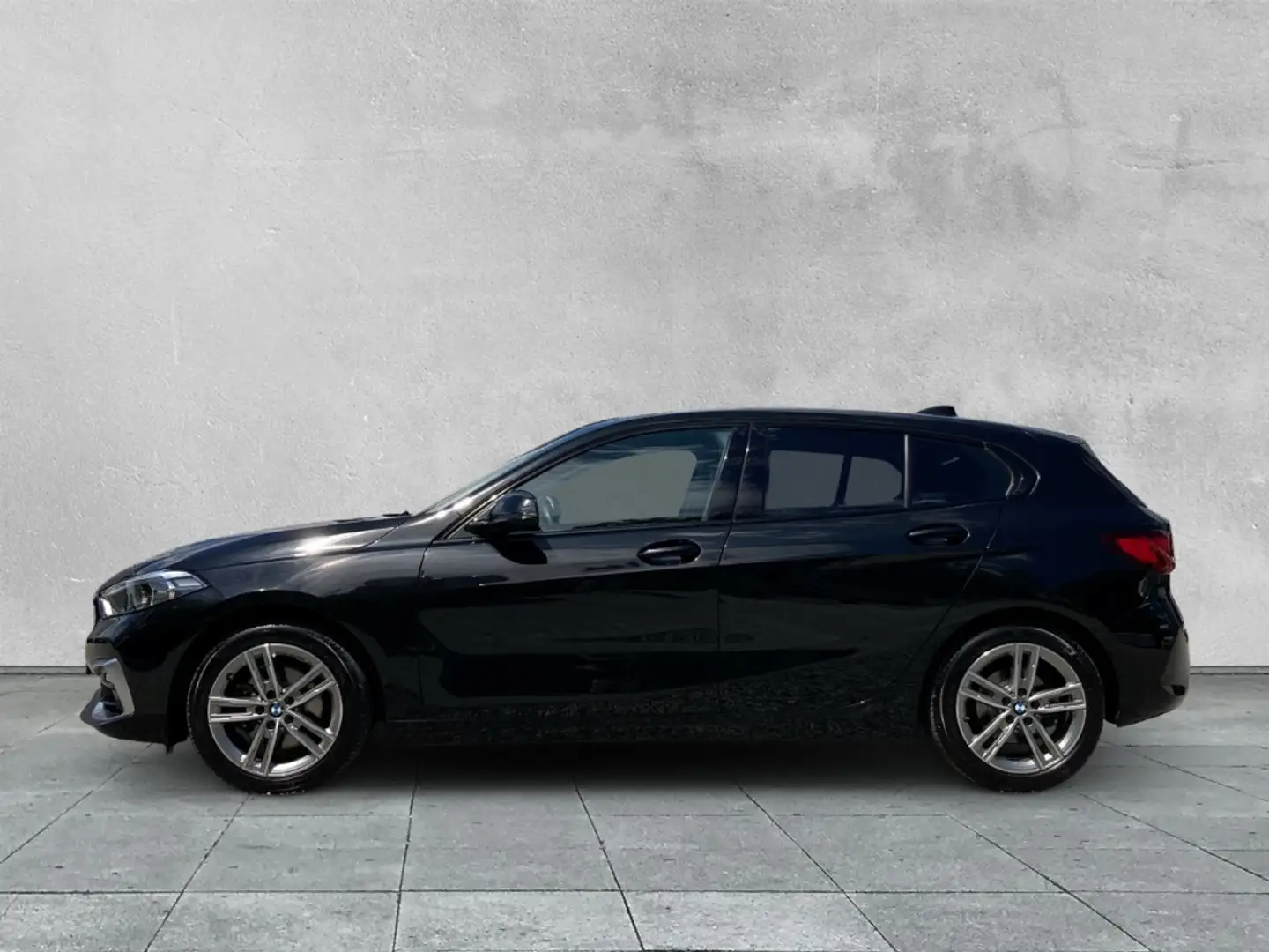 BMW 118 d Luxury Line Autom. +LEDER+NAV+PDC+ACC+LED+ Schwarz - 2