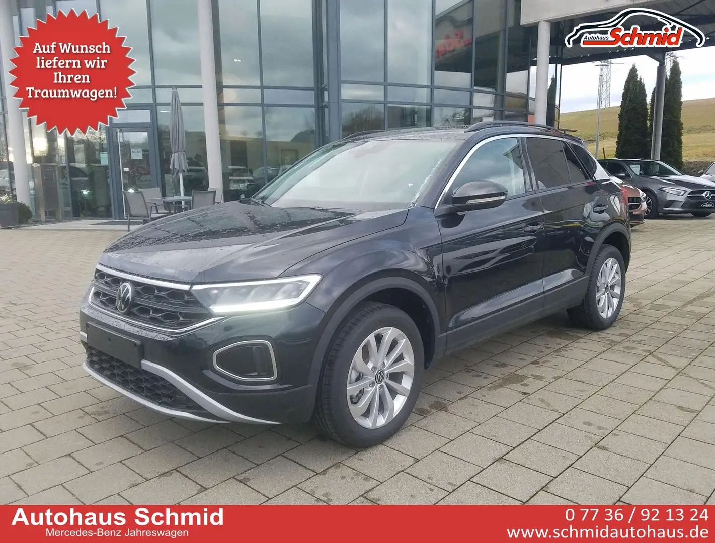 Volkswagen T-Roc 1,5 TSI Prime 110 KW DSG, AHK Kamera, ACC 1,5 Zwart - 1