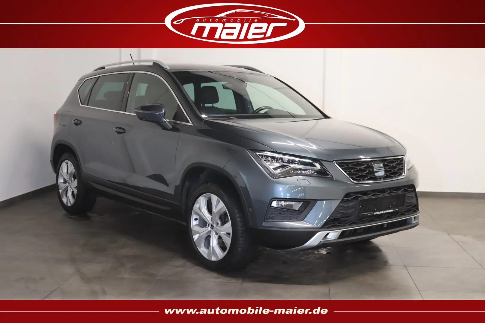 SEAT Ateca 2.0 TDI Xcellence 4Dr.-NAV-KAM-STDHZ-LED- Grau - 1