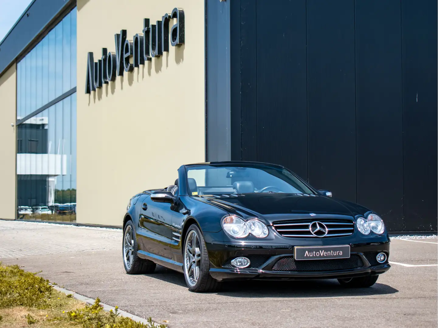 Mercedes-Benz SL 55 AMG Fiscale waarde 17.500,- | NL Auto | Zeldzaam mooi! Czarny - 2
