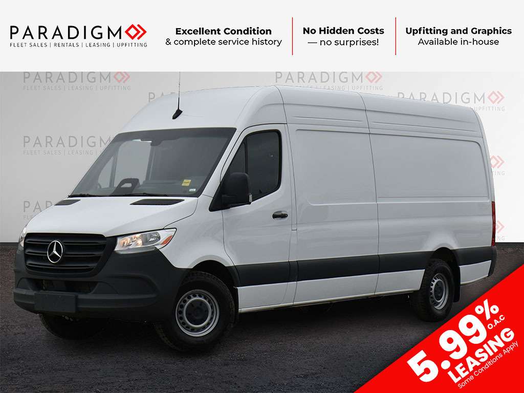 White 2025 Mercedes-Benz Sprinter Cargo Van Rear-Wheel Drive Automatic