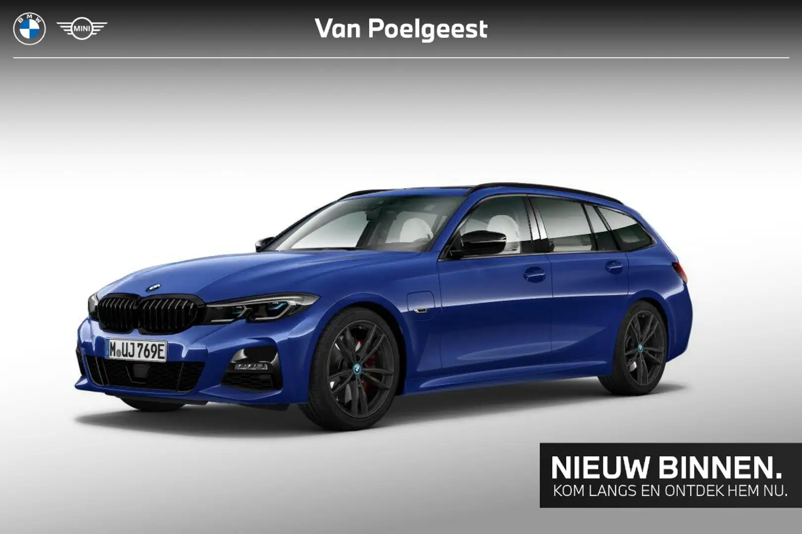 BMW 330 3 Serie Touring 330e Innovation Pack Individual Au Bleu - 1