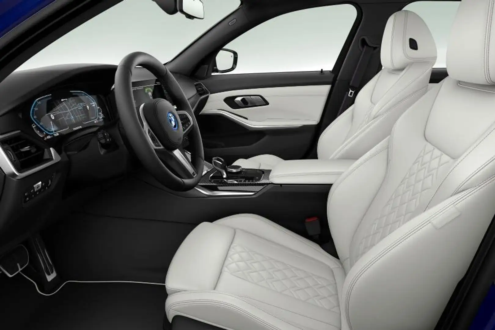BMW 330 3 Serie Touring 330e Innovation Pack Individual Au Bleu - 2