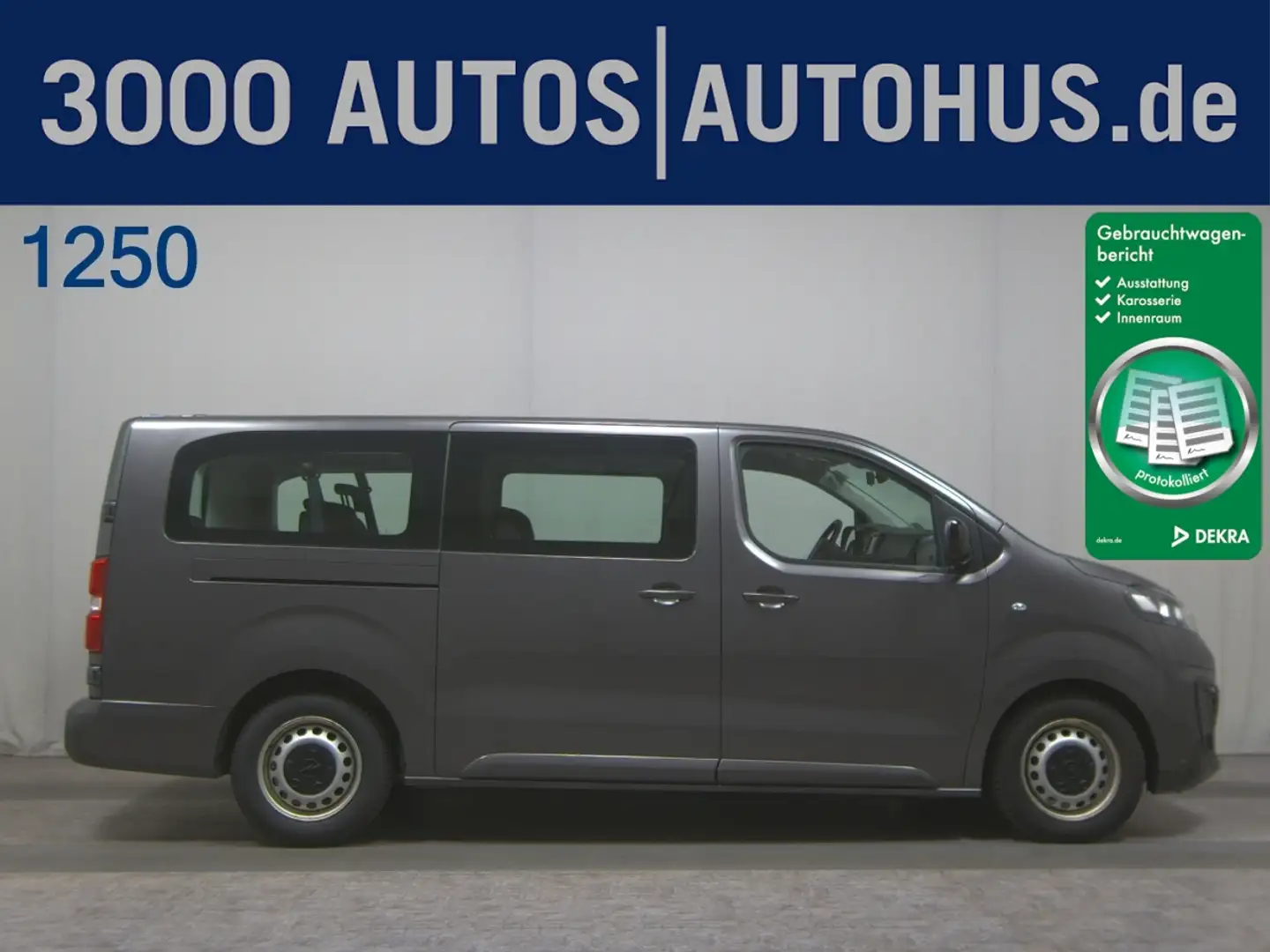 Opel Vivaro 1.5 D L 9-Sitze Navi RFK Grau - 1
